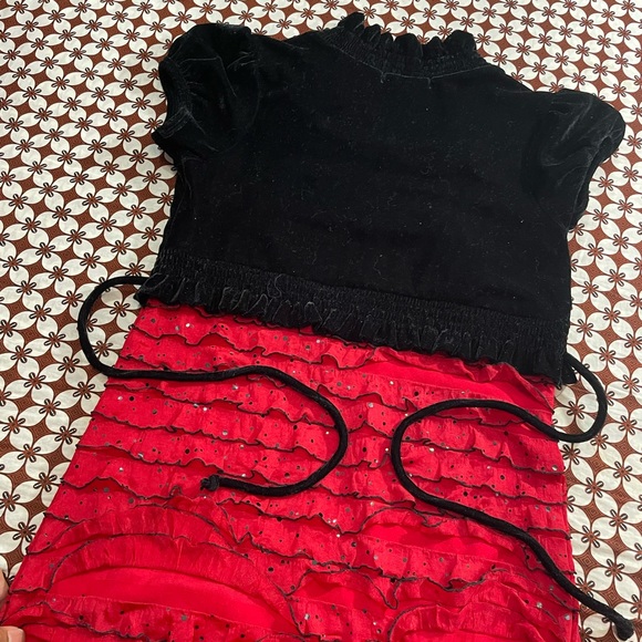 Black Red Dress - Picture 11 of 11